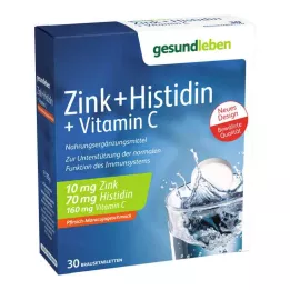 GESUND LEBEN Zink+Histidin+Vit.C brusetabletter, 3X10 stk