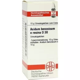 ACIDUM BENZOICUM E Resina D 30 kugler, 10 g