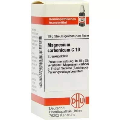 MAGNESIUM CARBONICUM C 10 kugler, 10 g