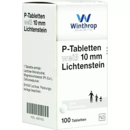 P TABLETTEN hvid 10 mm, 100 stk