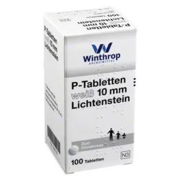 P TABLETTEN hvid 10 mm, 100 stk