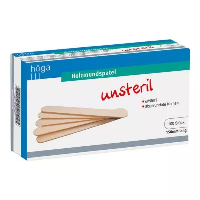 HOLZMUNDSPATEL 150 mm lang, 100 stk