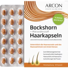 BOCKSHORN+Mikronæringsstof-hårkapsler Tisane plus, 60 stk