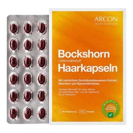 BOCKSHORN+Mikronæringsstof-hårkapsler Tisane plus, 180 stk