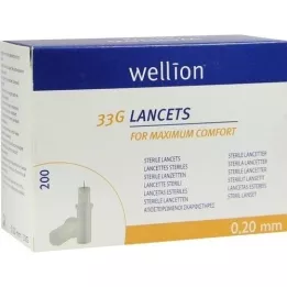 WELLION Lancetter 33 G, 200 stk