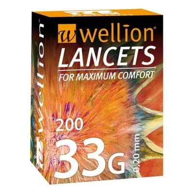 WELLION Lancetter 33 G, 200 stk