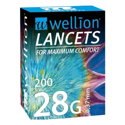 WELLION Lancetter 28 G, 200 stk