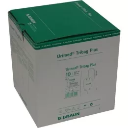 URIMED Tribag Plus urinpose til ben 500 ml 80 cm, 10 stk
