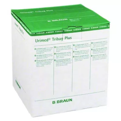 URIMED Tribag Plus urinpose til ben 500 ml 80 cm, 10 stk