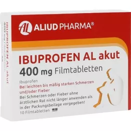 IBUPROFEN AL akut 400 mg filmovertrukne tabletter, 10 stk