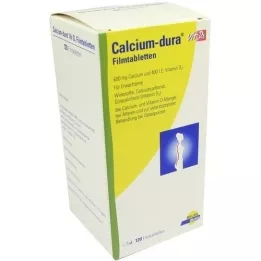 CALCIUM DURA Vit D3 filmovertrukne tabletter, 120 stk