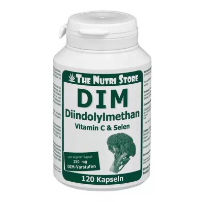 DIM Diindolylmethan 250 mg vegetariske kapsler, 120 stk