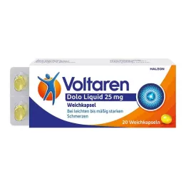VOLTAREN Dolo Liquid 25 mg bløde kapsler, 10 stk