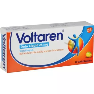 VOLTAREN Dolo Liquid 25 mg bløde kapsler, 20 stk