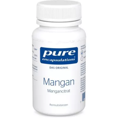 PURE ENCAPSULATIONS Mangan Mangancitratkapsler, 60 kapsler