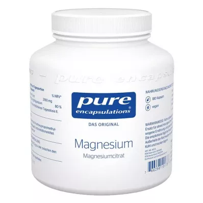 PURE ENCAPSULATIONS Magnesium magnesiumcitrat kapsler, 180 kapsler