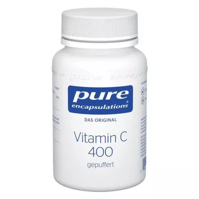 PURE ENCAPSULATIONS Vitamina C 400 capsule tamponate, 90 buc