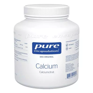 PURE ENCAPSULATIONS Calcium Calciumcitrat Kapsler, 180 Kapsler
