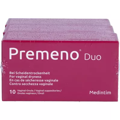 PREMENO Duo Vaginalovula, 3X10 stk