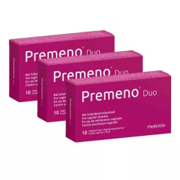 PREMENO Duo Vaginalovula, 3X10 stk