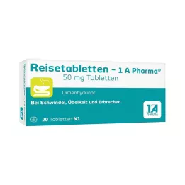 REISETABLETTEN-1A Pharma, 20 buc