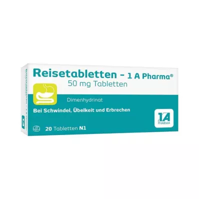 REISETABLETTEN-1A Pharma, 20 buc