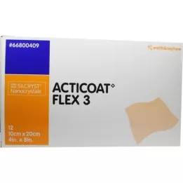 ACTICOAT Flex 3 10x20 cm bandage, 12 stk