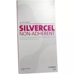 SILVERCEL Ikke-klæbende kompresser 10x20 cm, 5 stk