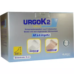 URGOK2 kompressionssystem 8 cm ankelomkreds 18-25 cm, 6 stk