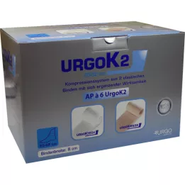 URGOK2 kompressionssystem 8 cm ankelomkreds 25-32 cm, 6 stk