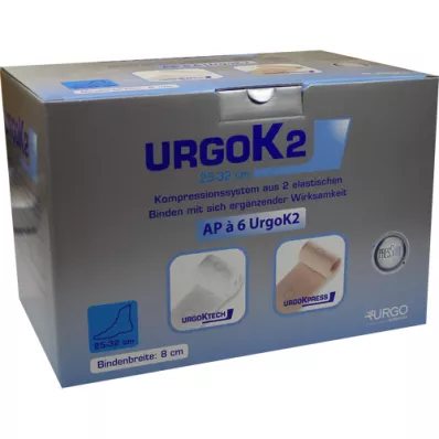 URGOK2 kompressionssystem 8 cm ankelomkreds 25-32 cm, 6 stk