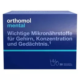 ORTHOMOL mentale granulater/kapsler 30 dage kombineret, 30 stk