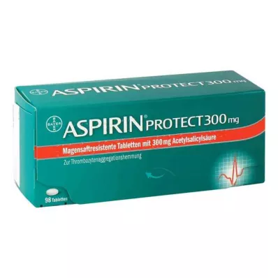 ASPIRIN Protect 300 mg enterotabletter, 98 stk