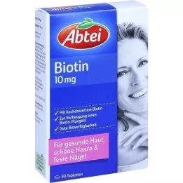 ABTEI Biotin 10 mg tabletter, 30 stk