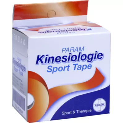 KINESIOLOGIE Sportstape 5 cmx5 m rød, 1 stk