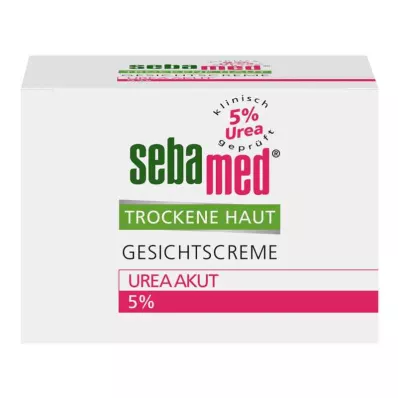 SEBAMED Tør hud 5% urea akut ansigtscreme, 50 ml