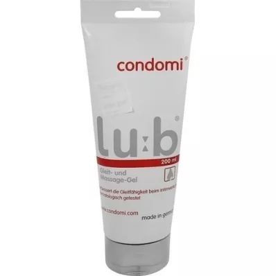 CONDOMI Glidecreme og massagegel, 200 ml