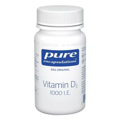 PURE ENCAPSULATIONS Vitamin D3 1000 I.U. kapsler, 60 kapsler