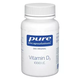 PURE ENCAPSULATIONS Vitamin D3 1000 I.U. kapsler, 120 kapsler