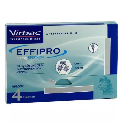 EFFIPRO 50 mg opløsning til instillation til katte, 4 stk EFFIPRO 50 mg opløsning til instillation til katte, 4 stk