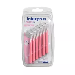 INTERPROX plus nano pink interdentalbørste, 6 stk
