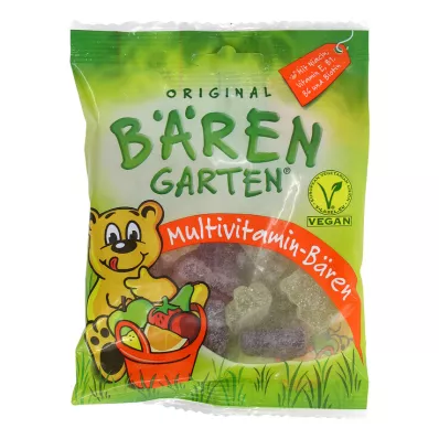 SOLDAN Bears veganske multivitaminbjørne med sukker, 125 g SOLDAN Bears veganske multivitaminbjørne med sukker, 125 g