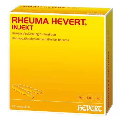 RHEUMA HEVERT injektionsampuller, 100X2 ml