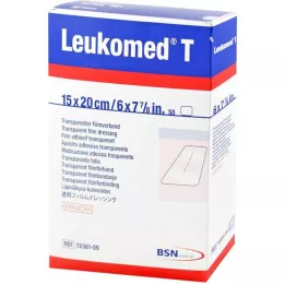 LEUKOMED Transparente sterile plastre 15x20 cm, 50 stk
