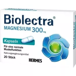 BIOLECTRA Magnesium 300 mg kapsler, 20 stk