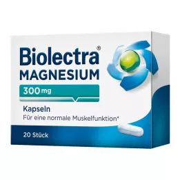 BIOLECTRA Magnesium 300 mg kapsler, 20 stk