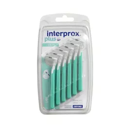 INTERPROX plus mikrogrøn mellemrumsbørste, 6 stk