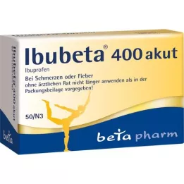 IBUBETA 400 akutte filmovertrukne tabletter, 50 stk