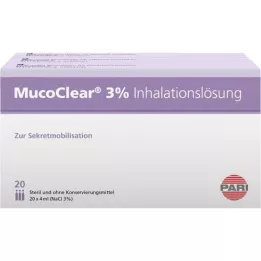 MUCOCLEAR 3% NaCl inhalationsopløsning, 60X4 ml