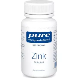 PURE ENCAPSULATIONS Zink Zinkcitrat-kapsler, 60 kapsler